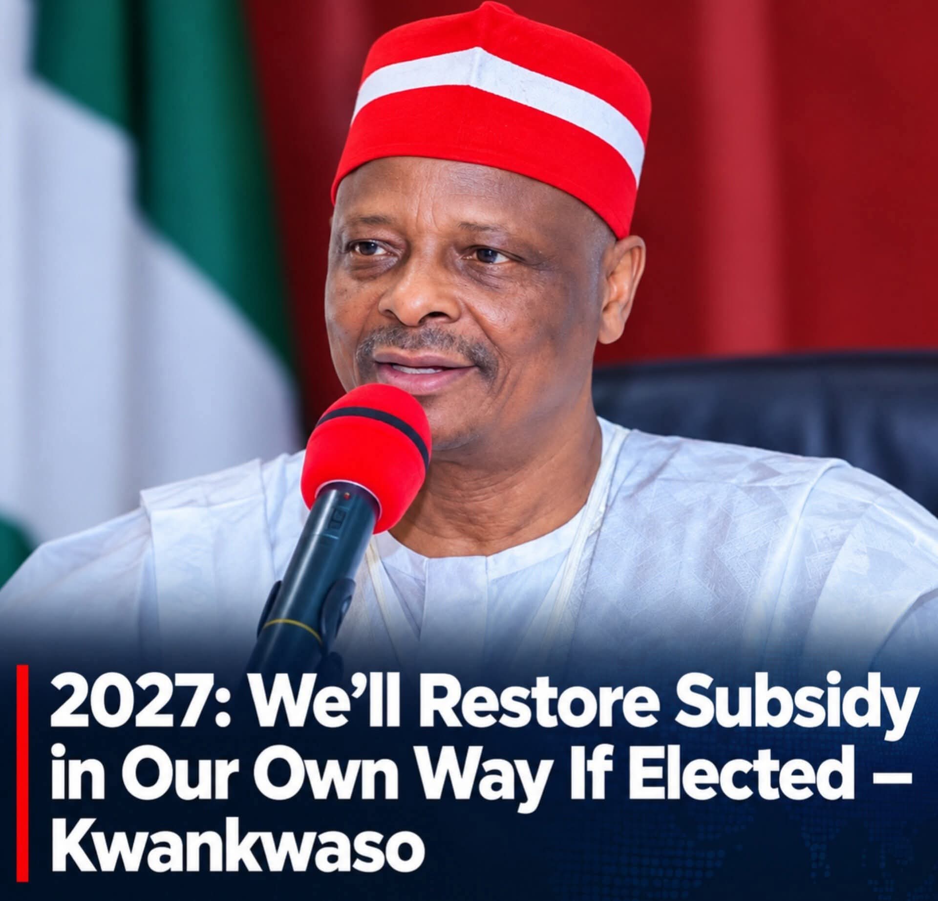 2027: 𝗪𝗲’𝗹𝗹 𝗥𝗲𝘀𝘁𝗼𝗿𝗲 𝗦𝘂𝗯𝘀𝗶𝗱𝘆 𝗶𝗻 𝗢𝘂𝗿 𝗢𝘄𝗻 𝗪𝗮𝘆 𝗜𝗳 𝗘𝗹𝗲𝗰𝘁𝗲𝗱 — 𝗞𝘄𝗮𝗻𝗸𝘄𝗮𝘀𝗼