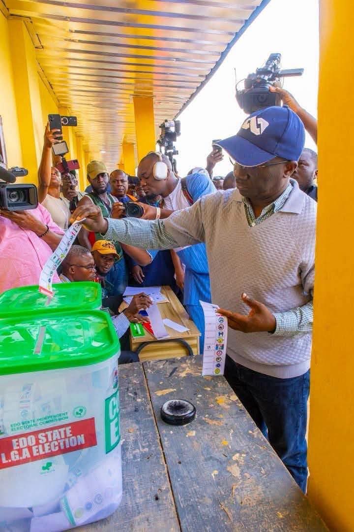 Gov Okpebholo Scores Voter Turnout High as Observers Hail Peaceful Edo LG Polls