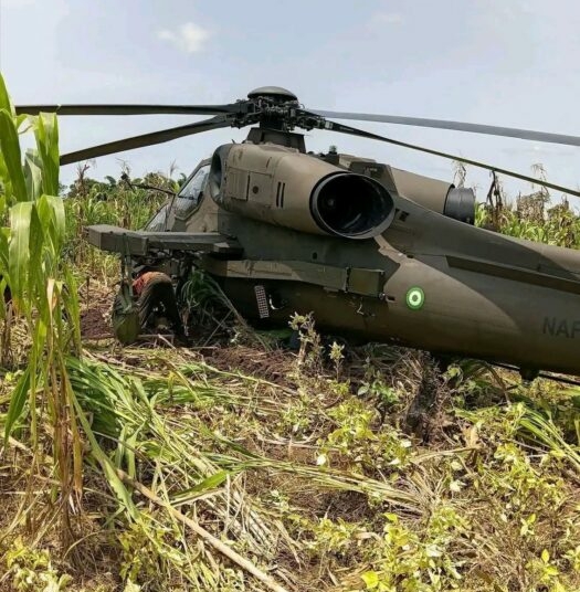 NAF Helicopter Makes Emergency Landing In Benue After Anti-Kidnapping Mission
