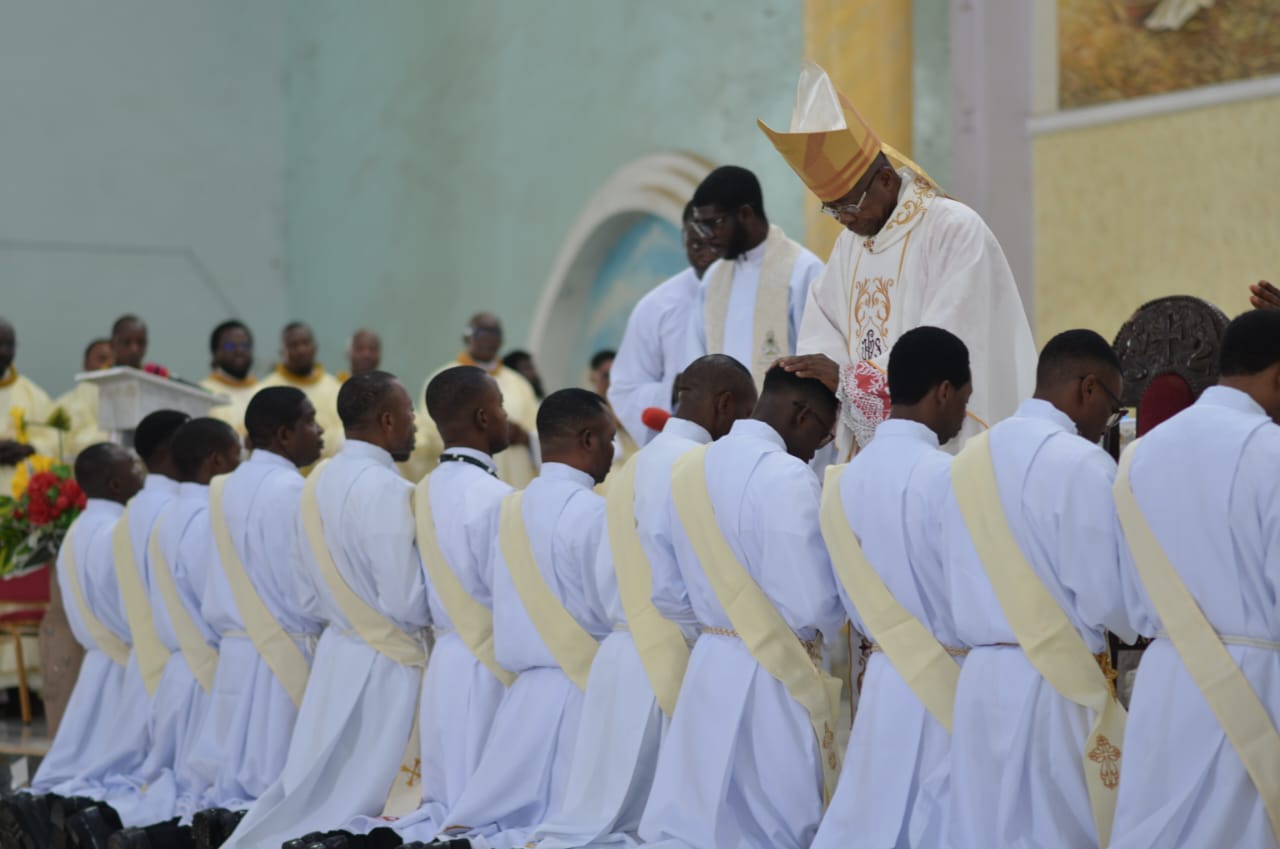 Bishop Dunia Ordains Record 14 Priests For Auchi Diocese