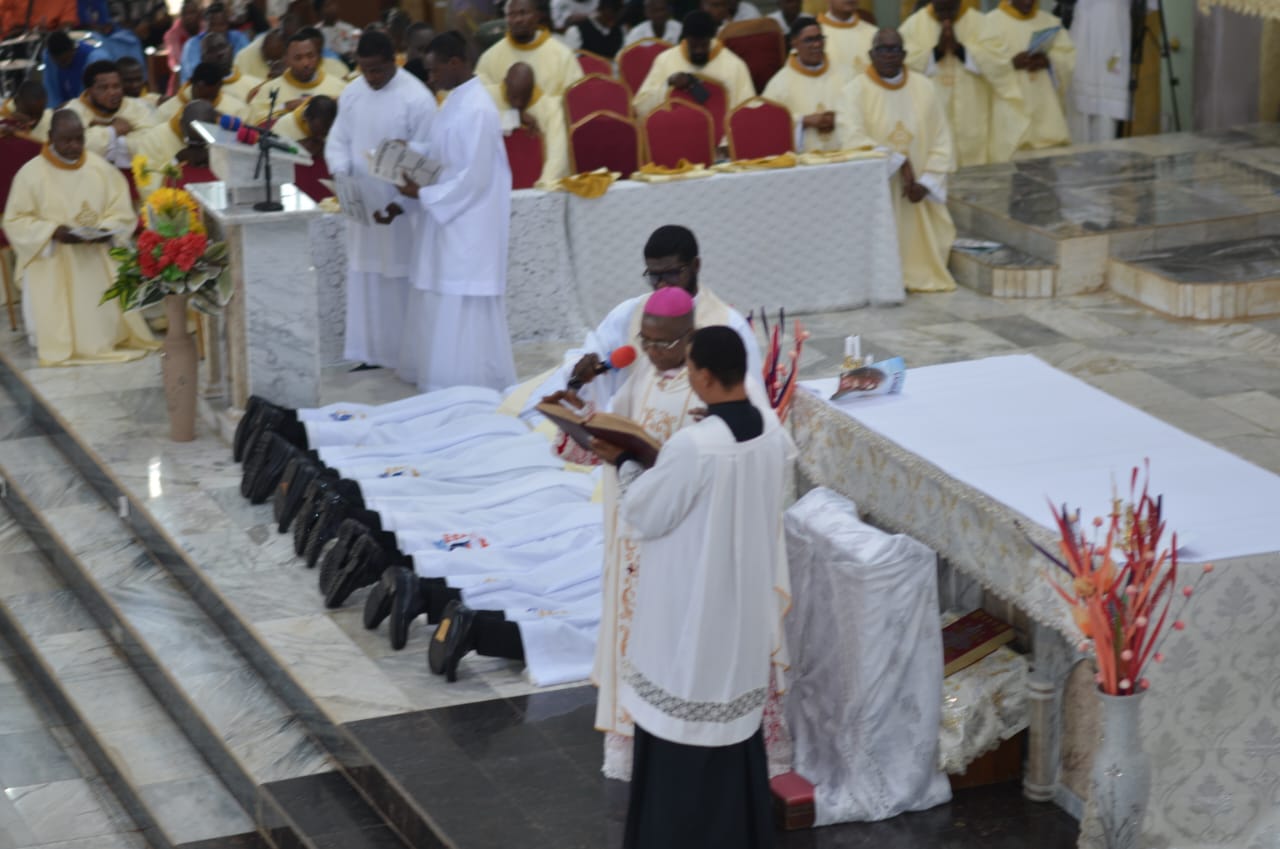 Bishop Dunia Ordains Record 14 Priests For Auchi Diocese