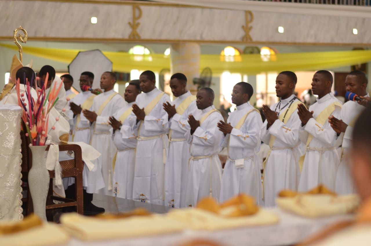 Bishop Dunia Ordains Record 14 Priests For Auchi Diocese