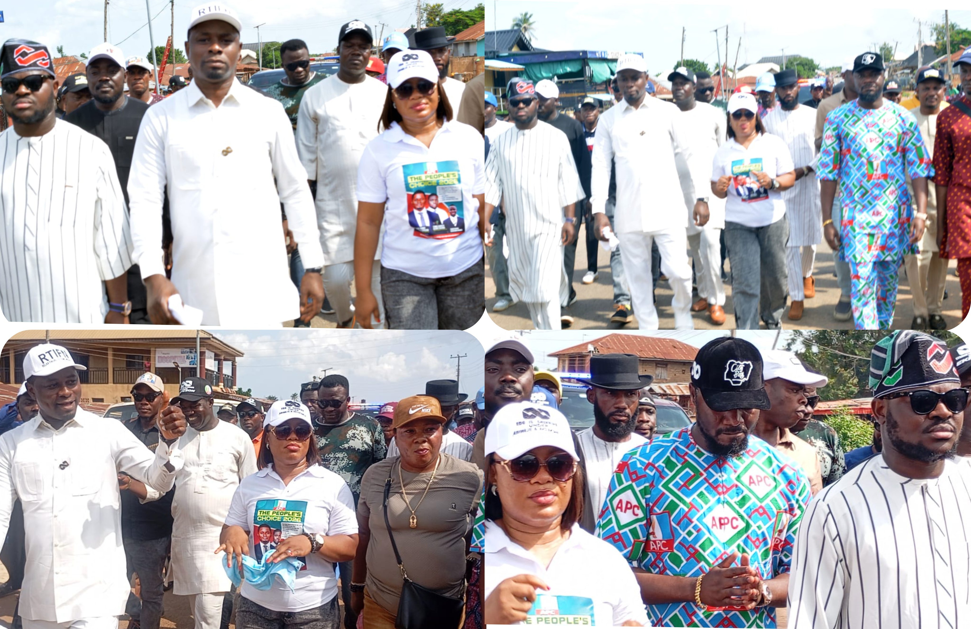 "I Won't Ask the People to Campaign Alone" — APC Chairmanship Candidate Sunny Ekpeson Reveals Why His Wife, Brothers, Sisters, Family Members Tour Etsako East with Him