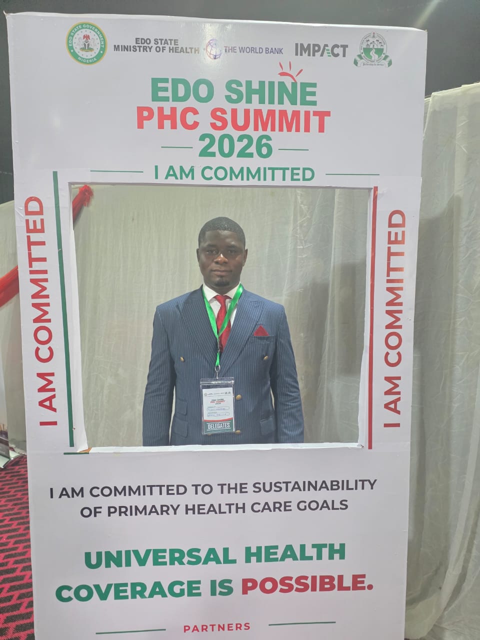 "Universal Health Coverage Begins At The Grassroots" — Etsako East Council Chairman Sunny Ekpeson Delivers Inspiring Keynote At Edo SHINE PHC Summit 2026 [SEE PHOTOS]