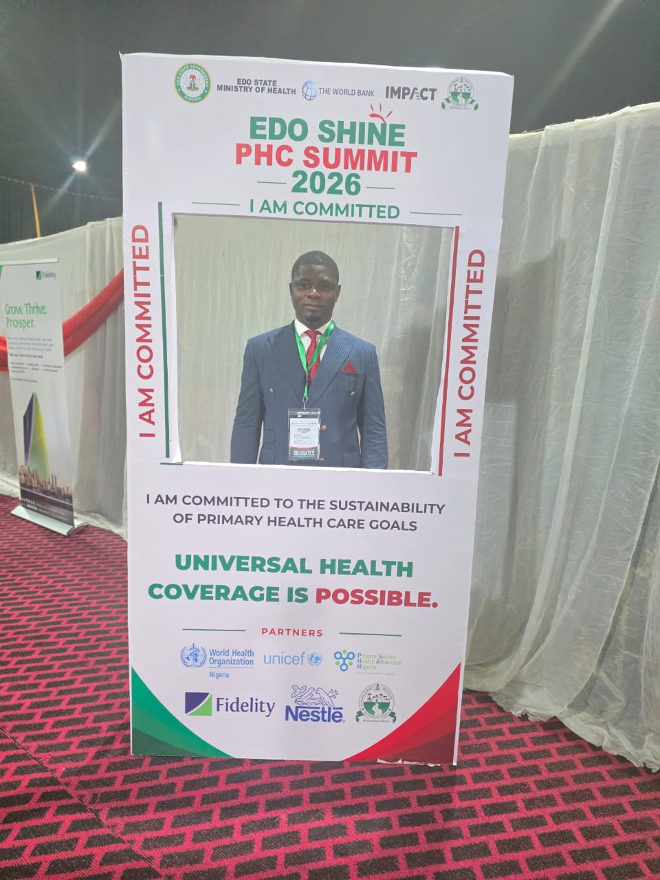 "Universal Health Coverage Begins At The Grassroots" — Etsako East Council Chairman Sunny Ekpeson Delivers Inspiring Keynote At Edo SHINE PHC Summit 2026 [SEE PHOTOS]