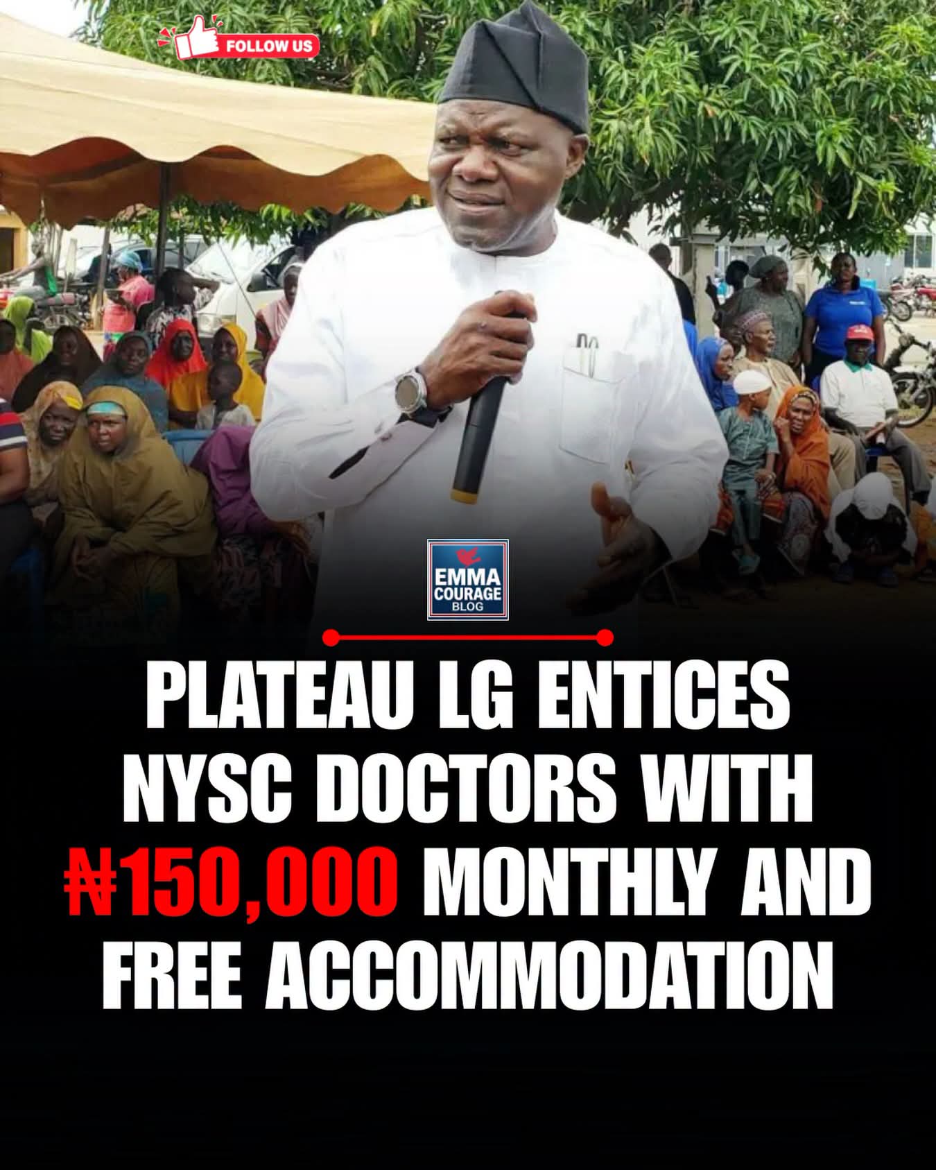Shendam Local Government Area In Plateau State Set To Increase NYSC Money To 150k