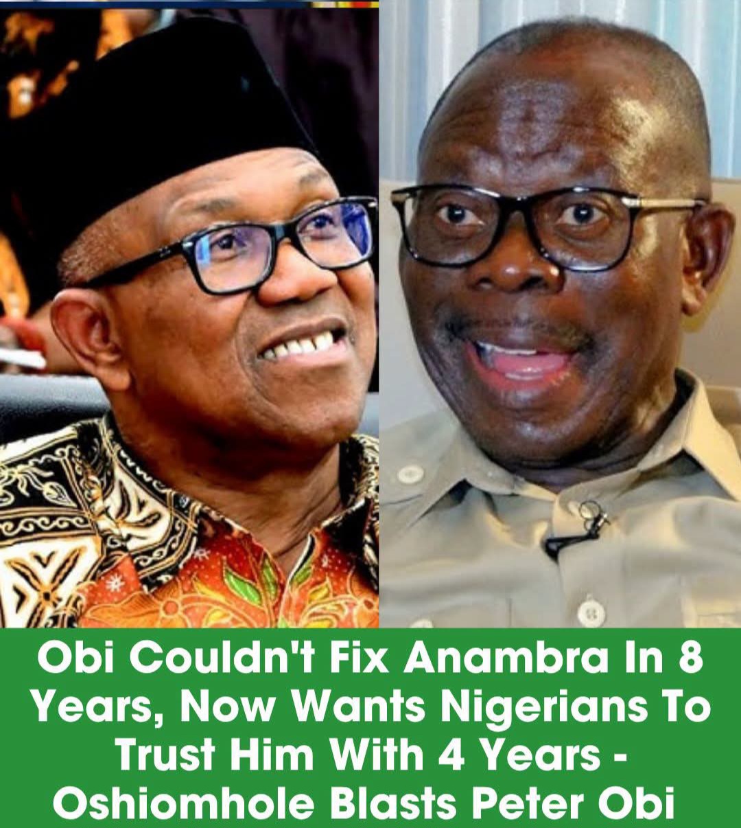 “Peter Obi Is A Trader, Traders Think Short Term“ — Oshiomhole