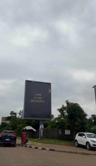 ‘We Are Sorry’: Mysterious Billboards Trigger Speculation Across Abuja