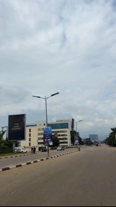 ‘We Are Sorry’: Mysterious Billboards Trigger Speculation Across Abuja